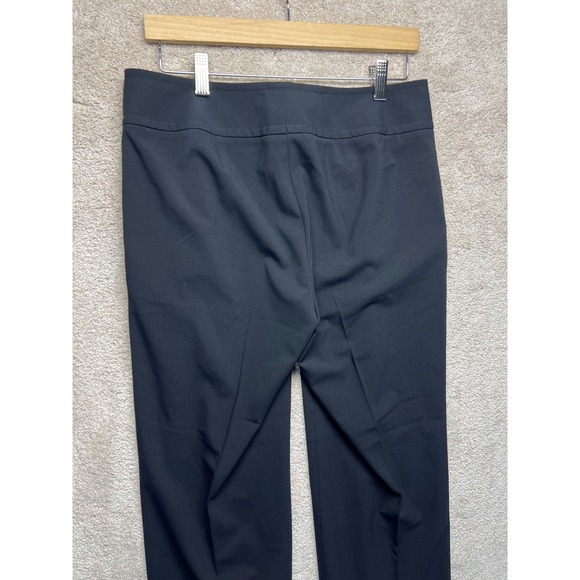 Caslon Womens Black Wide Leg Cropped Dress Pants Trousers Size 8 Career Corpcore - Picture 10 of 12